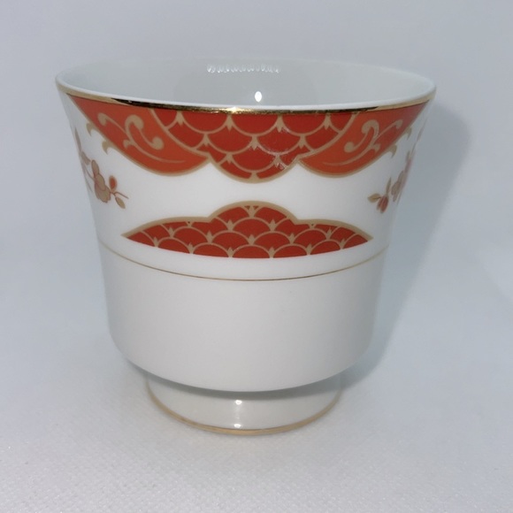 MIKASA EMPRESS FOOTED TEACUP AND SAUCER FINE CHINE VINTAGE L6009 - Picture 8 of 14